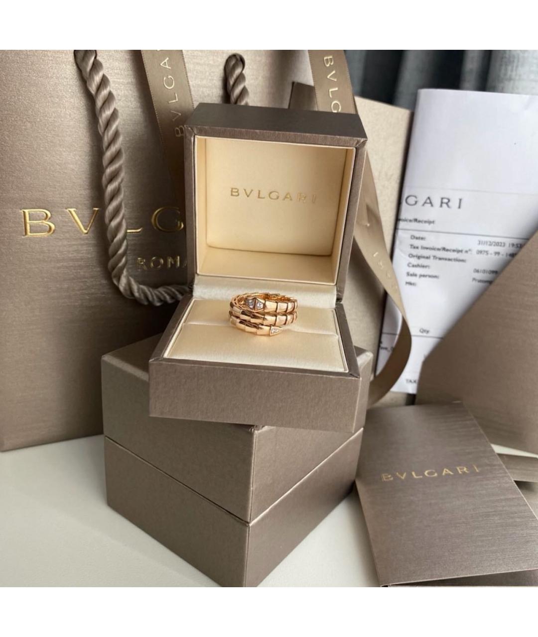 BVLGARI Кольцо из розового золота, фото 3