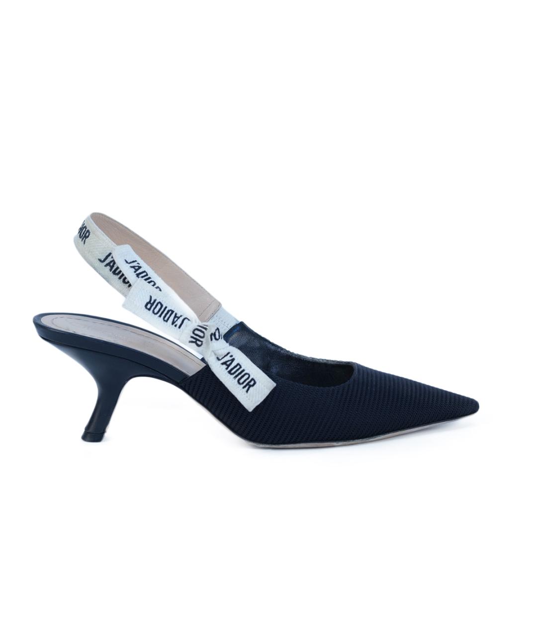 CHRISTIAN DIOR Черные кожаные туфли, фото 8