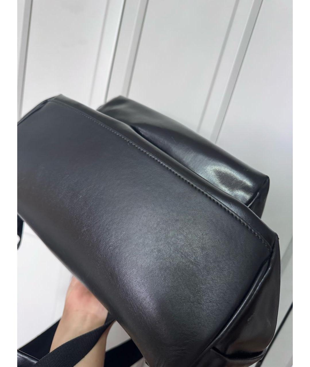 BURBERRY Черный кожаный рюкзак, фото 6