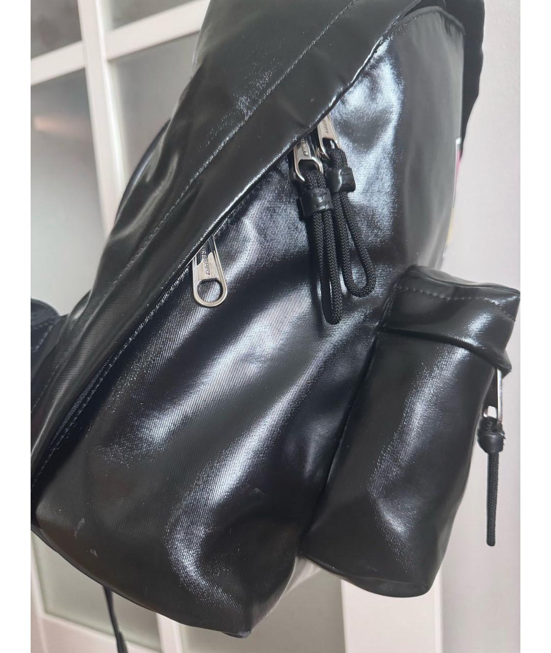 BURBERRY Черный кожаный рюкзак, фото 2