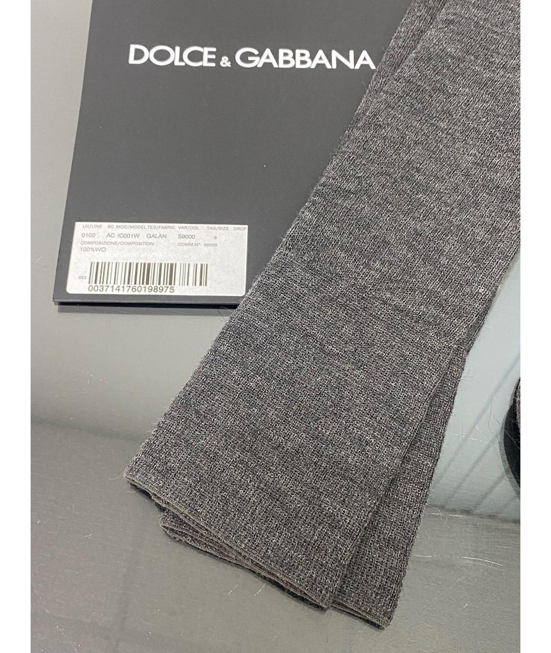 DOLCE&GABBANA Серые носки, чулки и колготы, фото 5