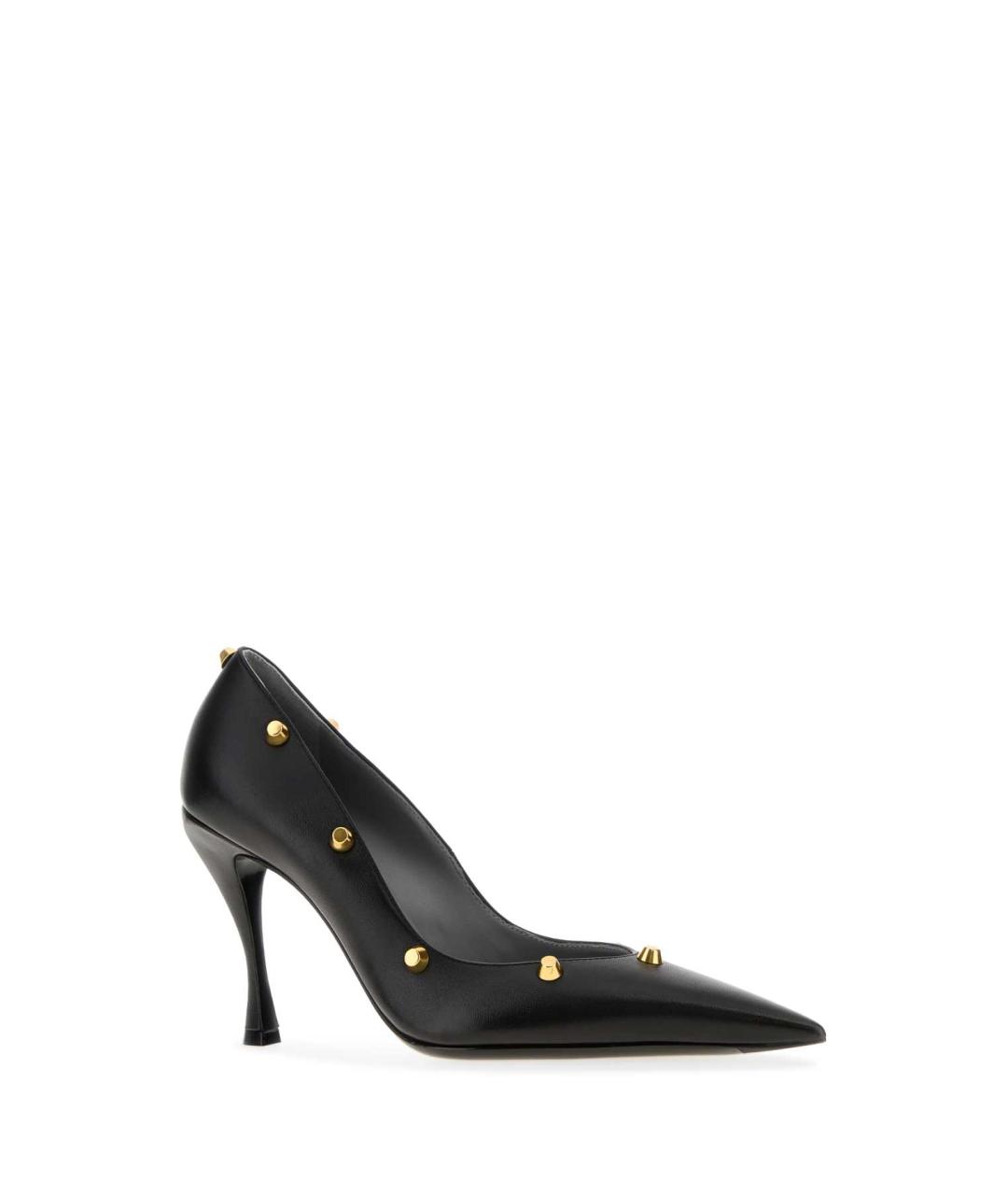 BALENCIAGA Черные кожаные туфли, фото 2