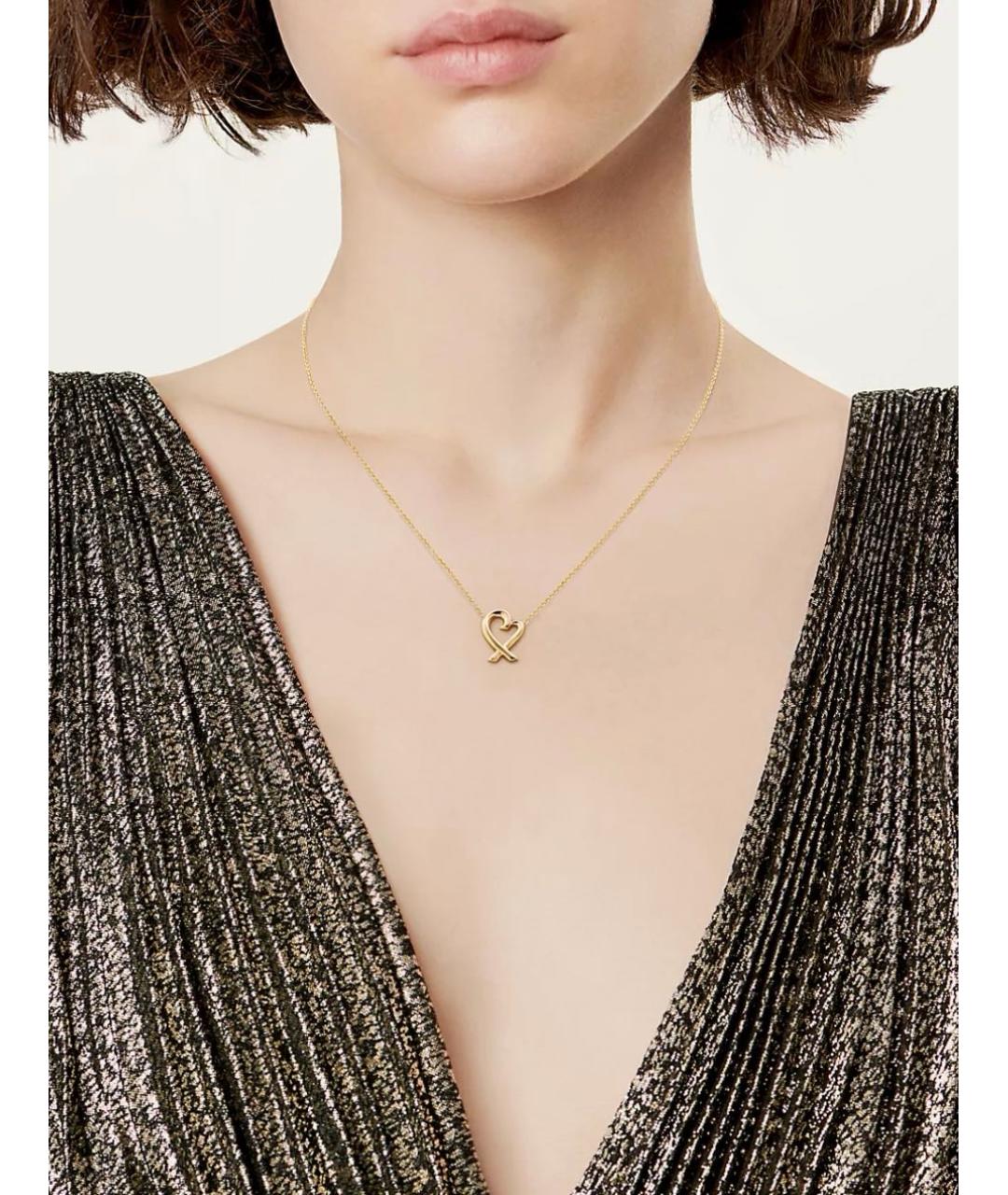 TIFFANY&CO Золотое колье из желтого золота, фото 4