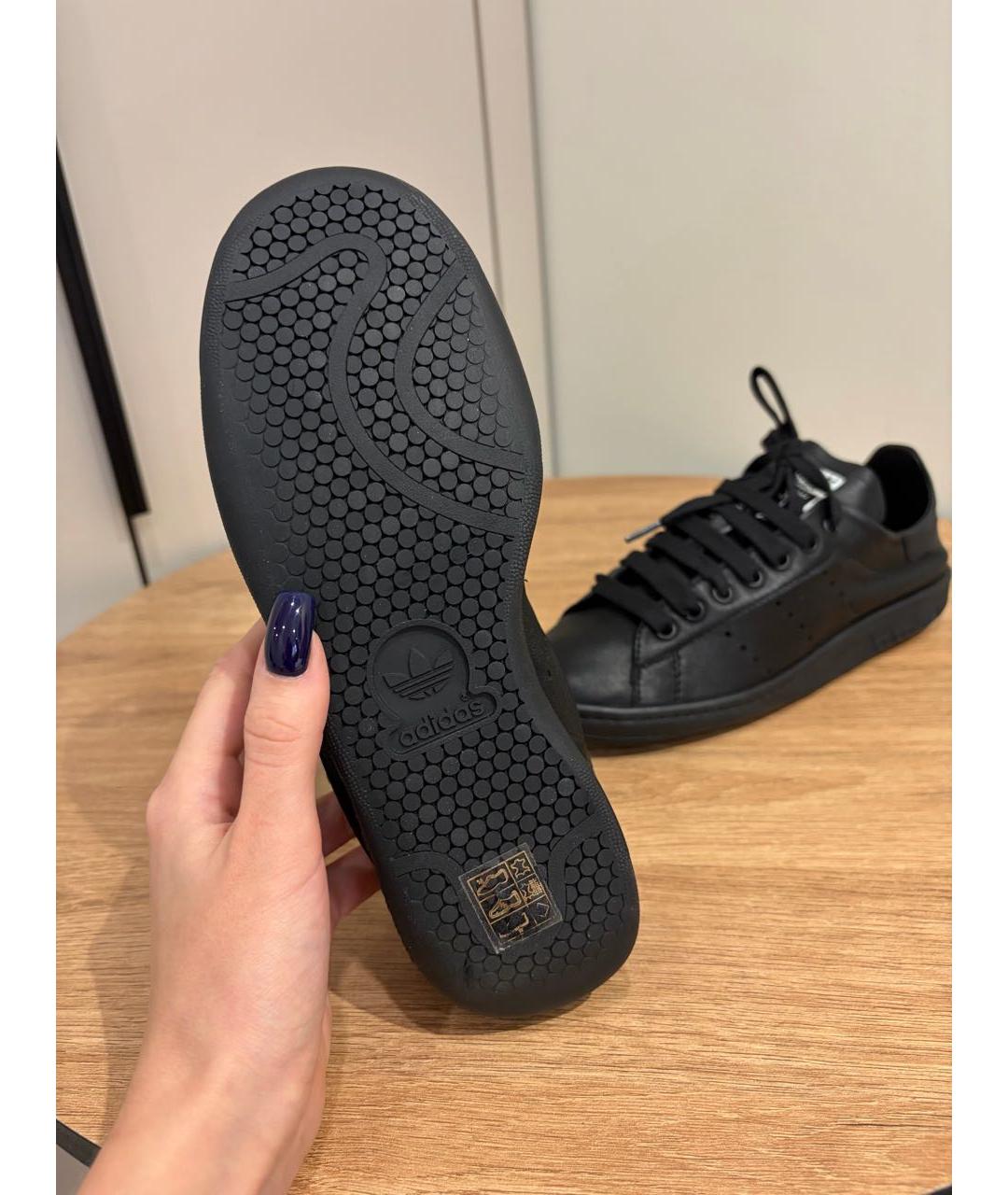 BALENCIAGA Черные кожаные кеды, фото 7