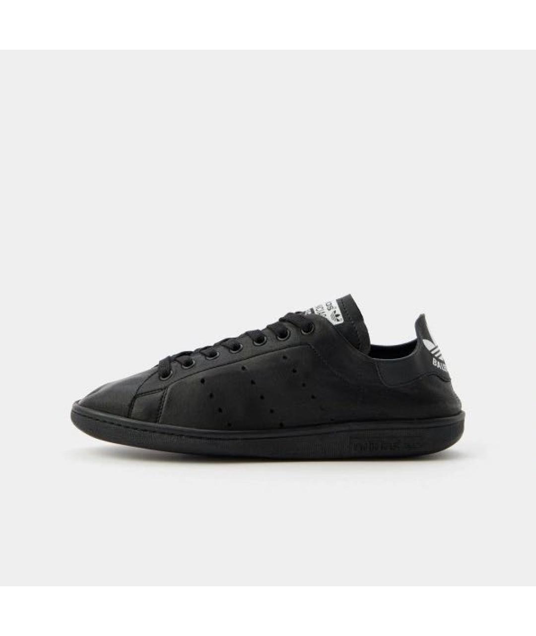 BALENCIAGA Черные кожаные кеды, фото 9