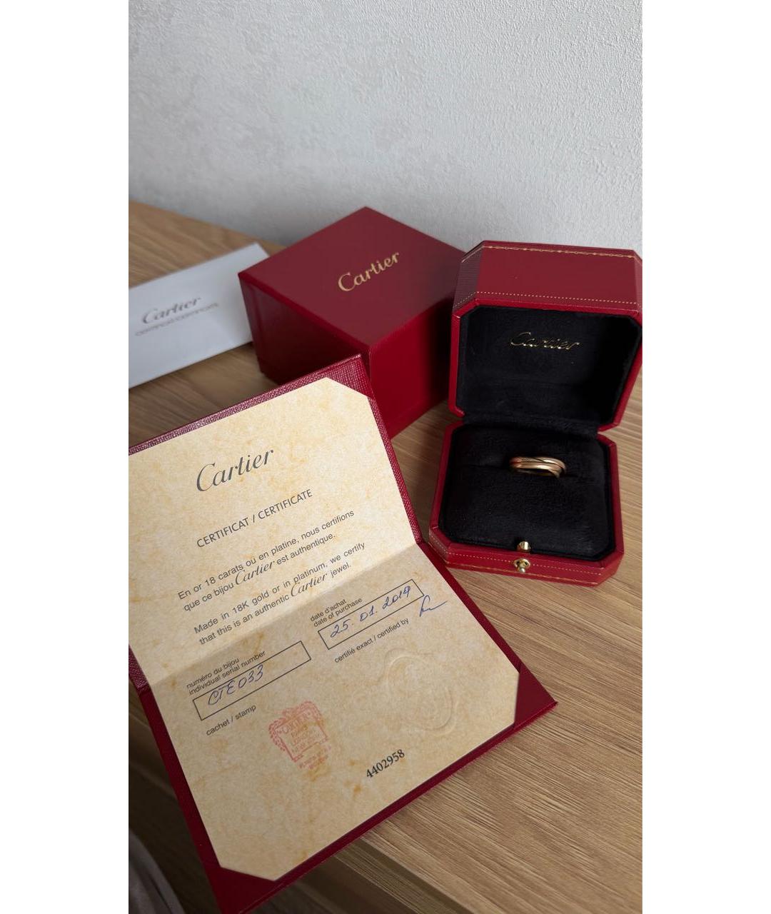 CARTIER Золотое кольцо из розового золота, фото 6