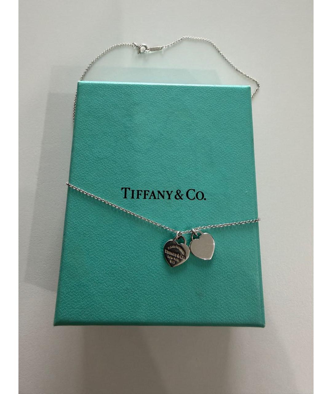 TIFFANY&CO Серебряное серебряное колье, фото 5