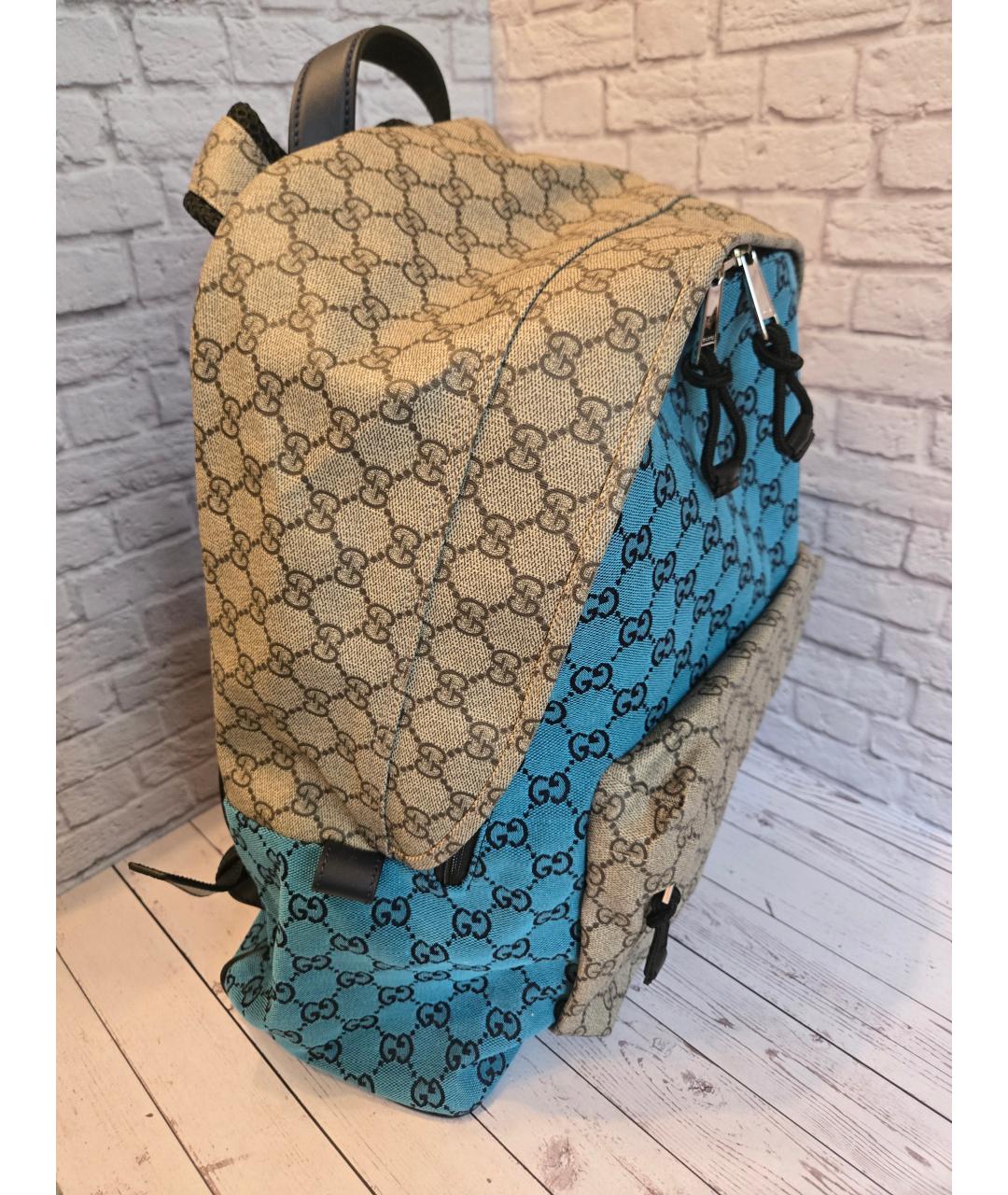 GUCCI Мульти рюкзак из канвы, фото 2