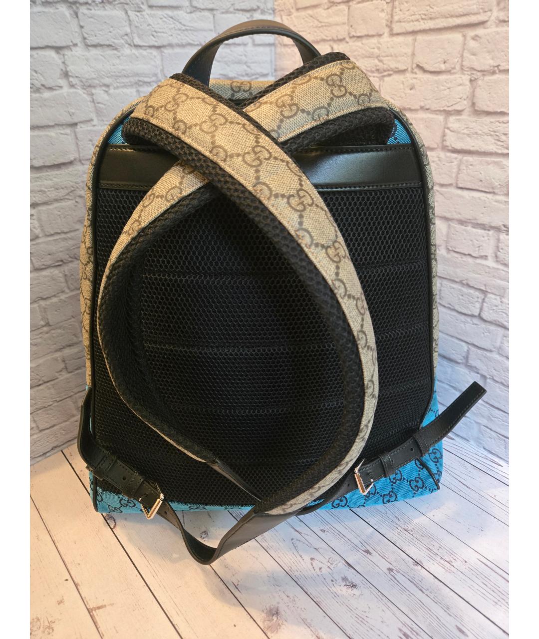 GUCCI Мульти рюкзак из канвы, фото 3