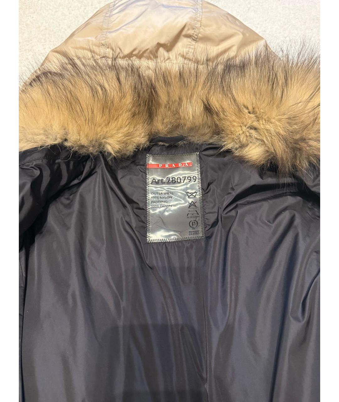 PRADA Бежевый пуховик, фото 5