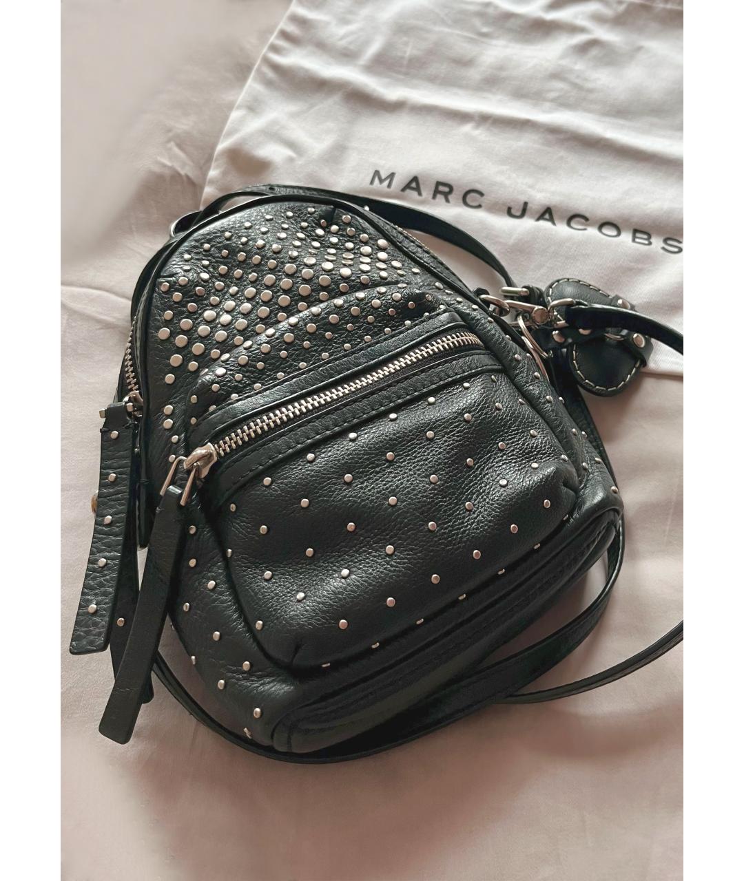 MARC BY MARC JACOBS Черный кожаный рюкзак, фото 6