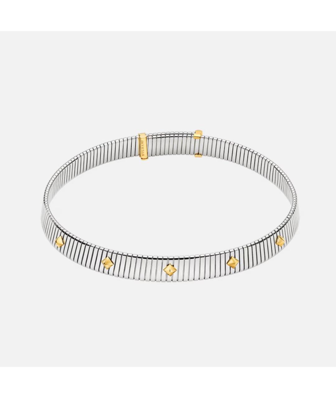 BVLGARI Серебряное колье из желтого золота, фото 5