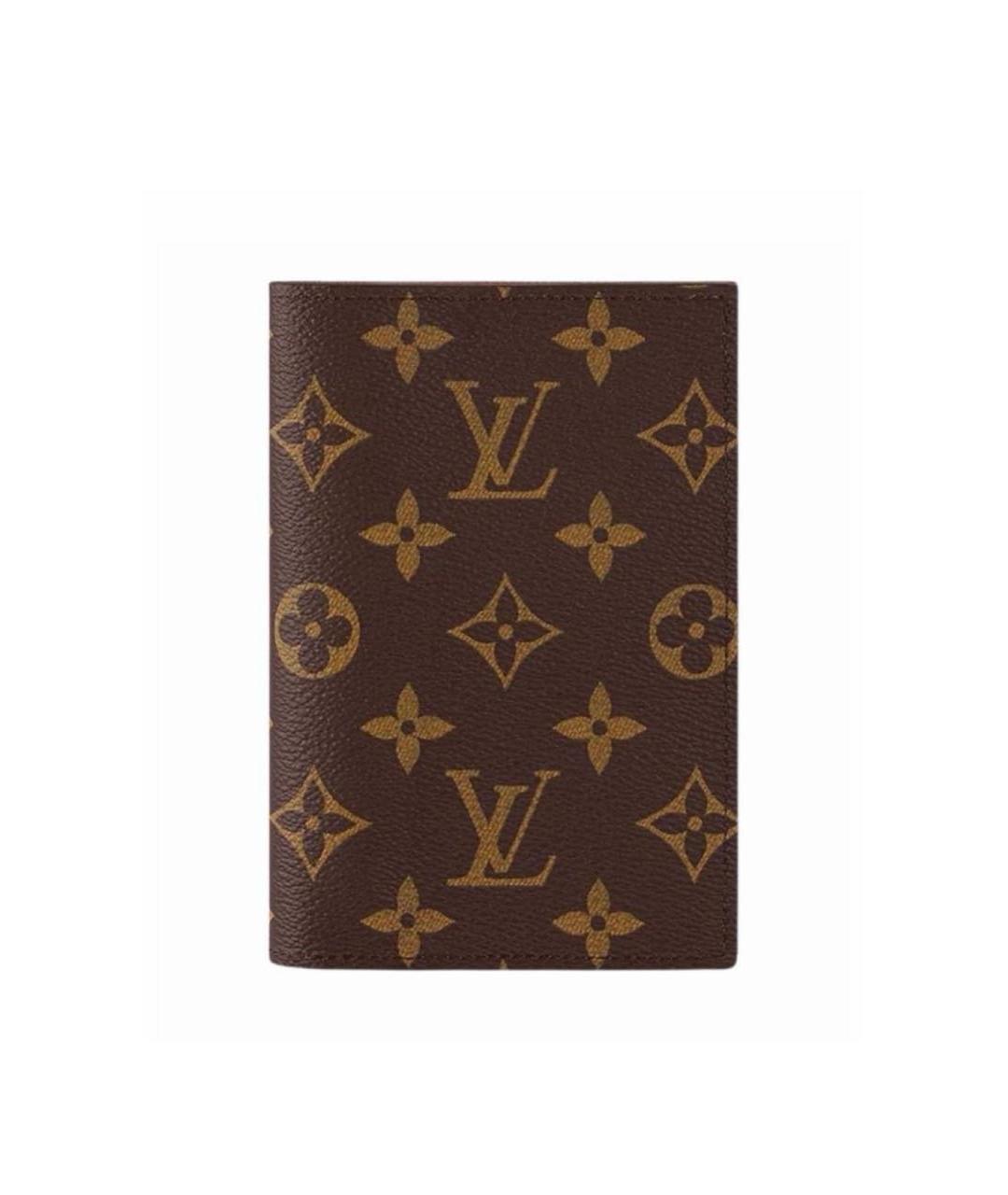 LOUIS VUITTON Коричневый кардхолдер, фото 4