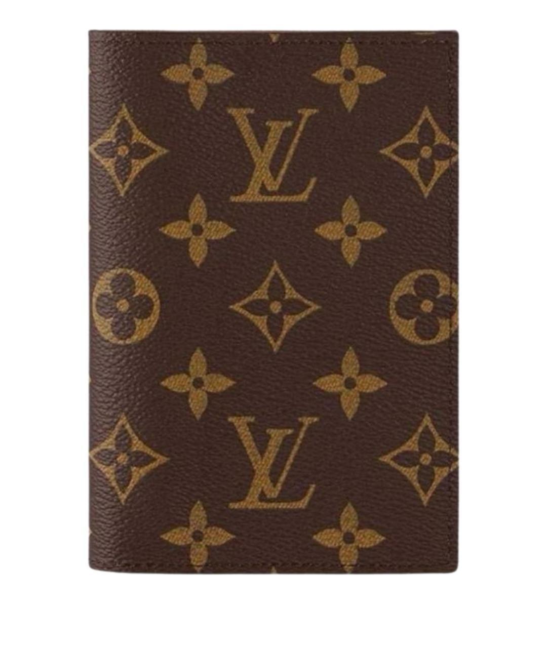 LOUIS VUITTON Коричневый кардхолдер, фото 1