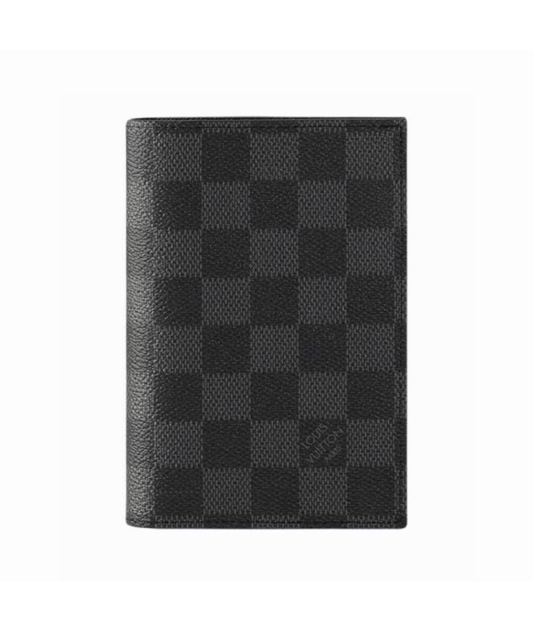 LOUIS VUITTON Черный кардхолдер, фото 4