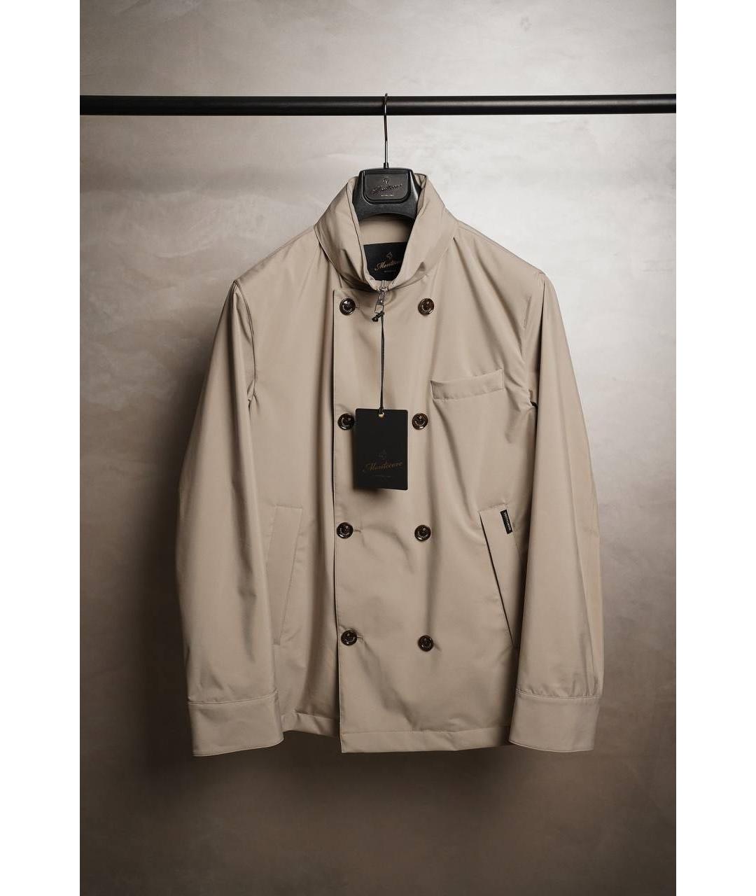 MONTECORE Бежевая полиэстеровая куртка, фото 9