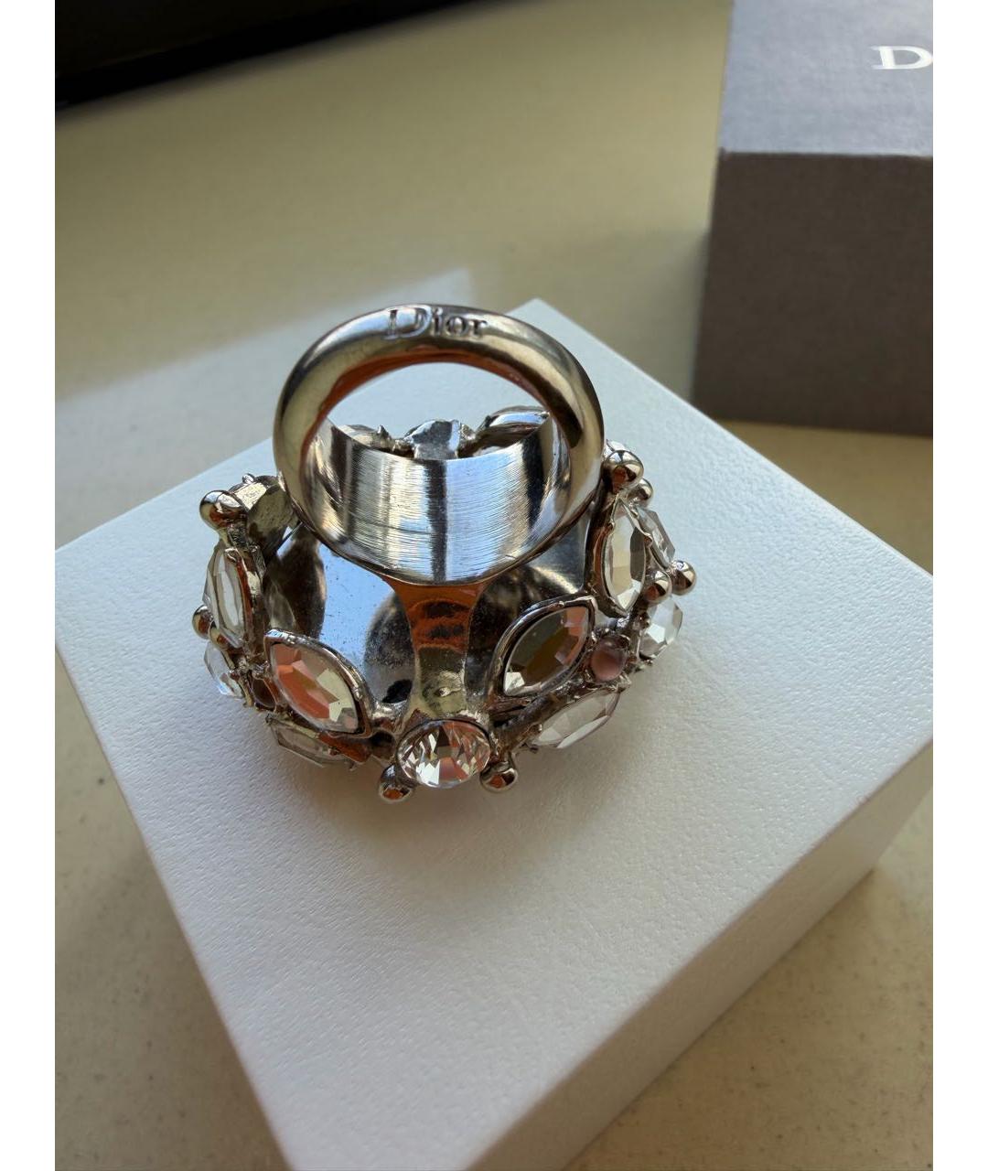 CHRISTIAN DIOR Серебряное латунное кольцо, фото 2