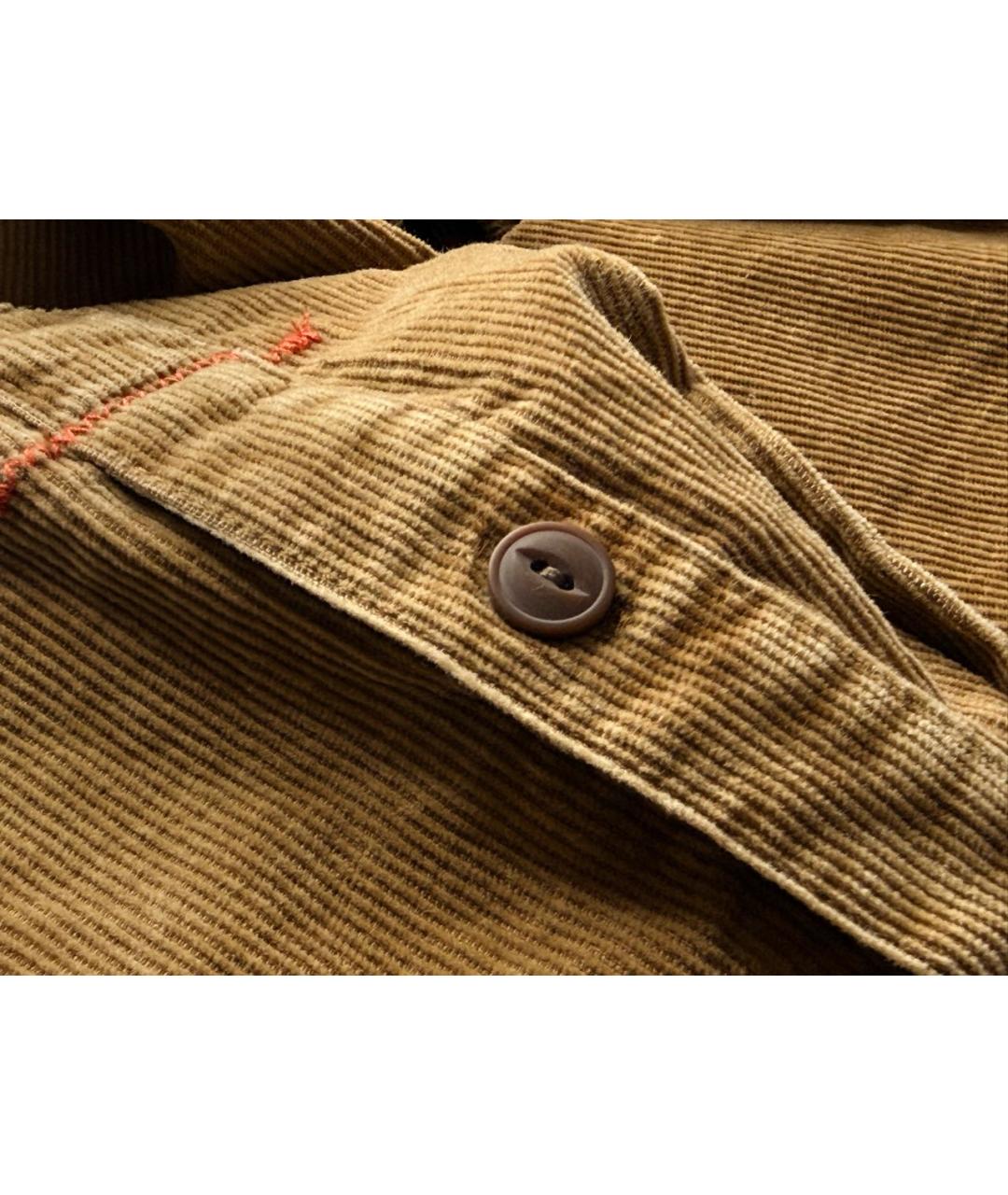 WOOLRICH Горчичная хлопковая кэжуал рубашка, фото 7