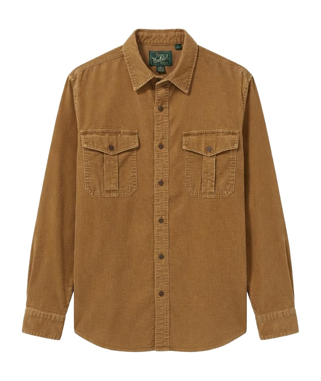 WOOLRICH Горчичная хлопковая кэжуал рубашка, фото 1