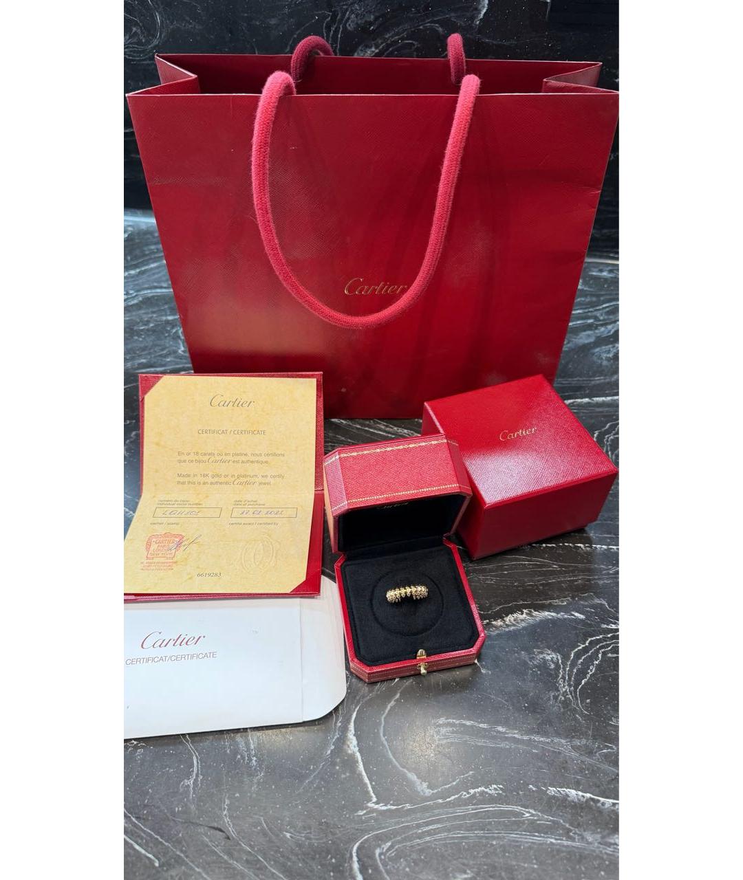 CARTIER Золотое кольцо из розового золота, фото 4