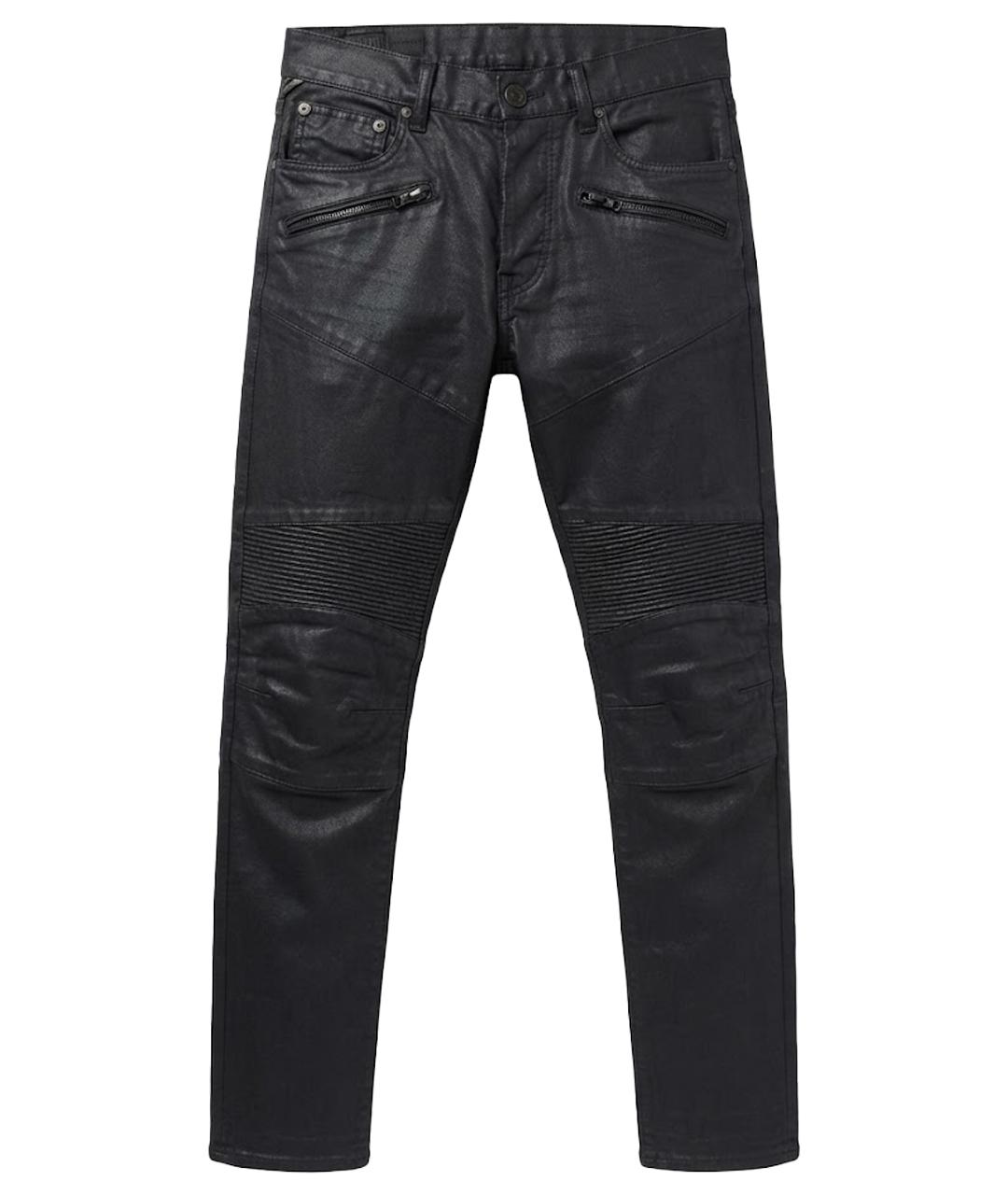 RALPH LAUREN Черные хлопковые джинсы скинни, фото 1