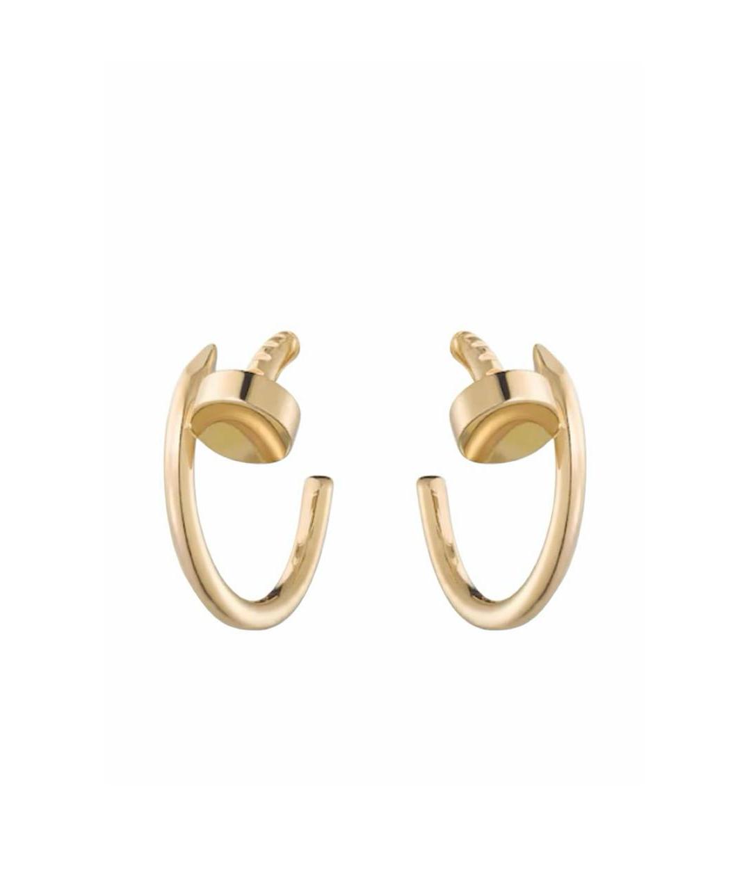 CARTIER Золотые серьги из желтого золота, фото 1