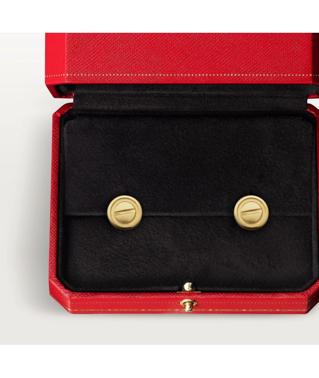 CARTIER Золотые серьги из желтого золота, фото 3
