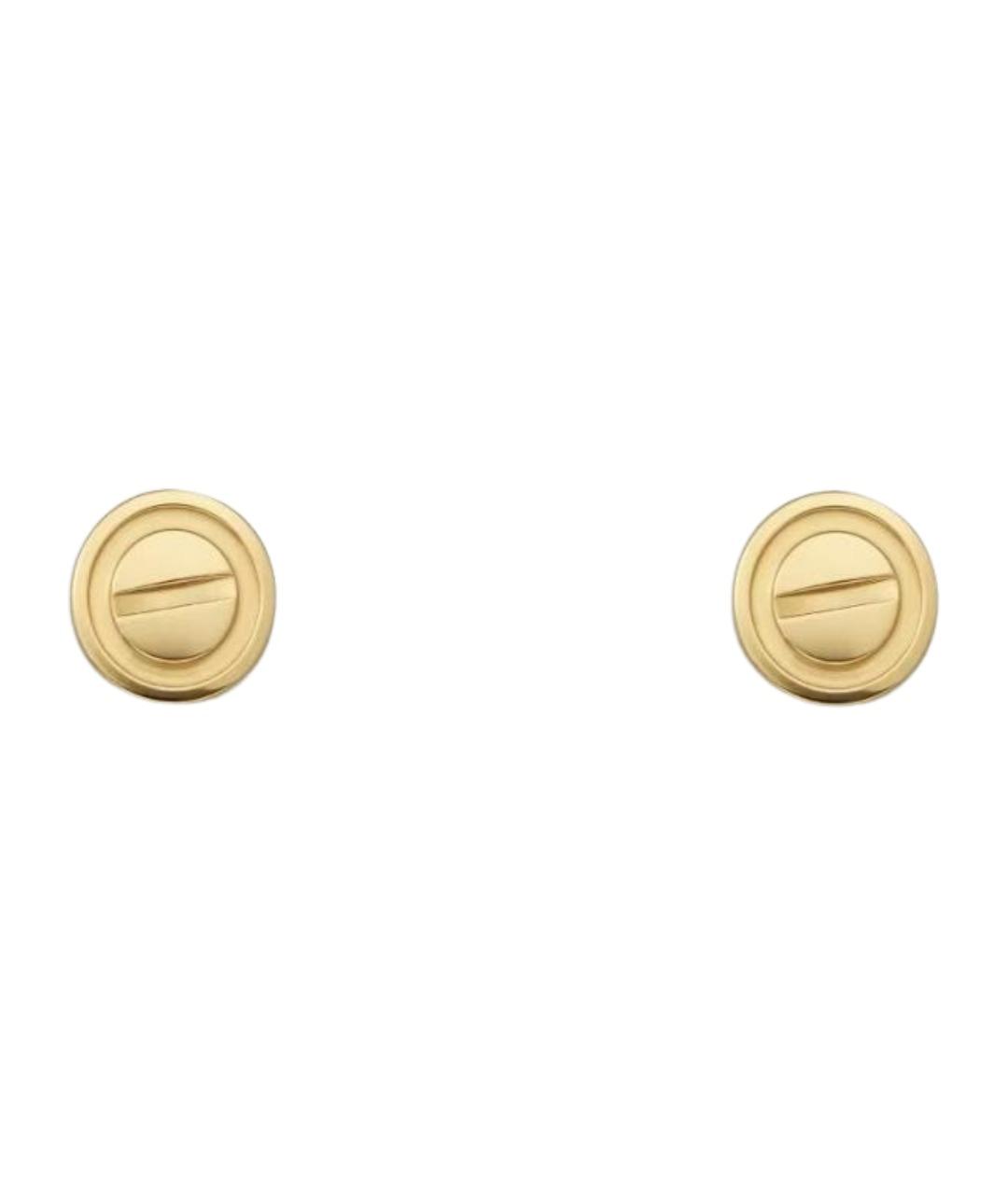 CARTIER Золотые серьги из желтого золота, фото 1