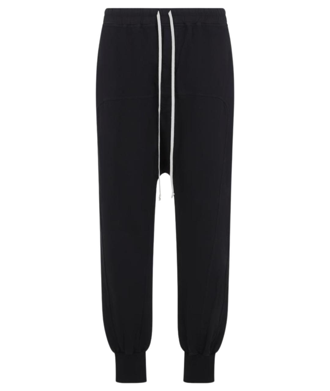RICK OWENS DRKSHDW Черные хлопковые повседневные брюки, фото 1