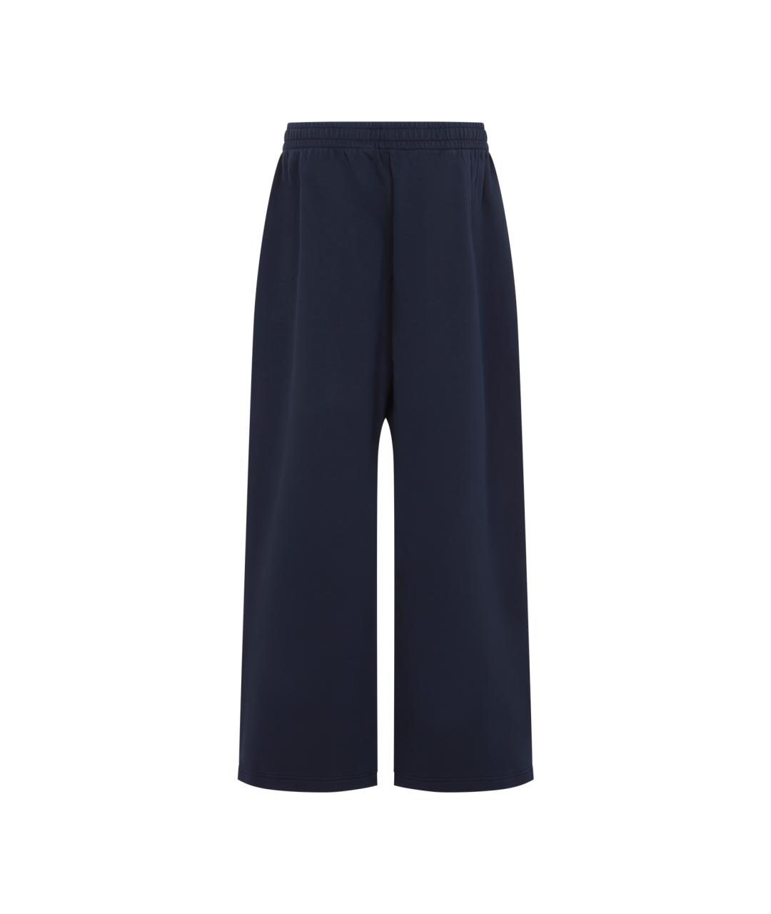 ACNE STUDIOS Темно-синие хлопковые повседневные брюки, фото 2