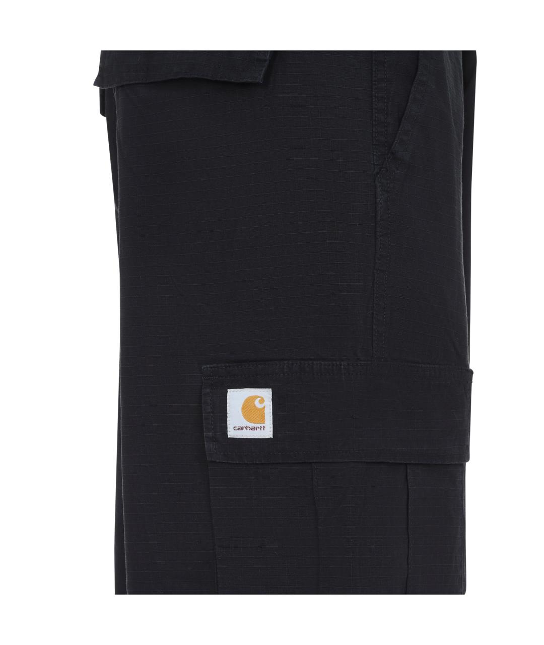 CARHARTT WIP Черные хлопковые повседневные брюки, фото 3