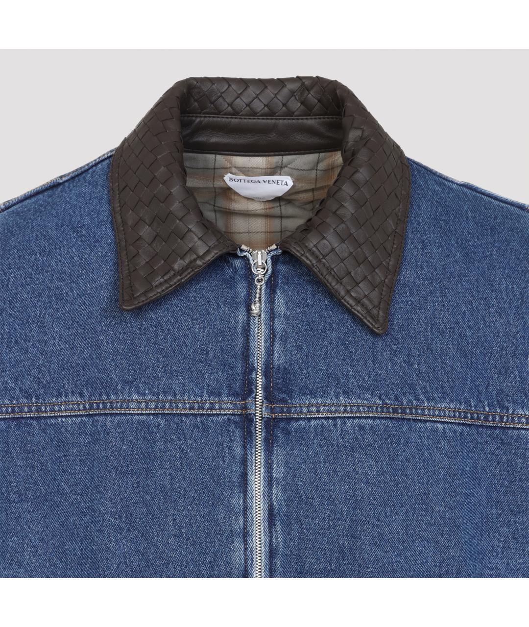 BOTTEGA VENETA Синяя хлопковая куртка, фото 3