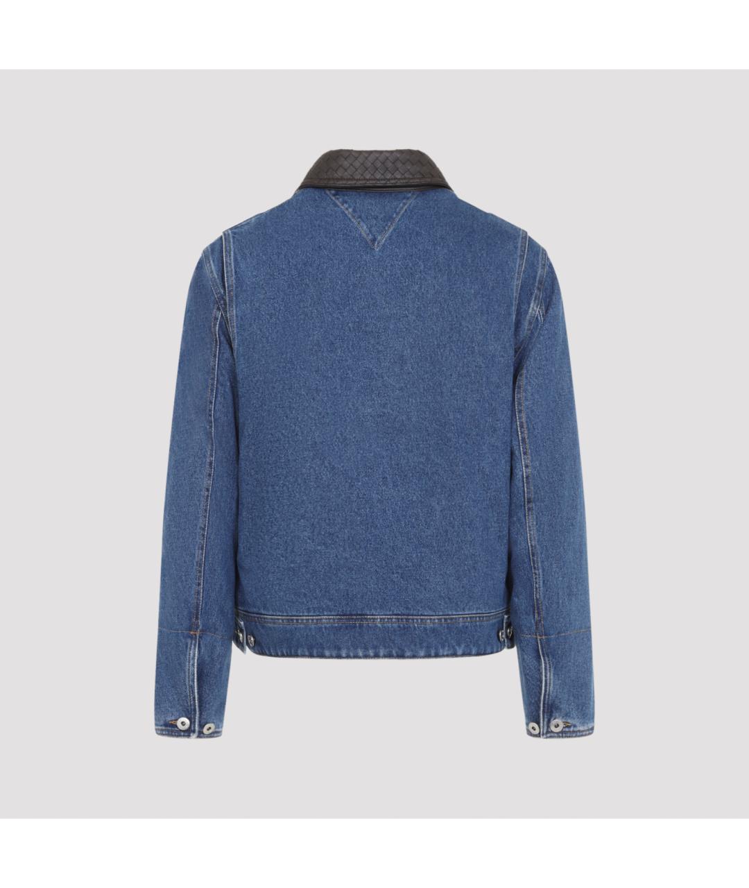 BOTTEGA VENETA Синяя хлопковая куртка, фото 2