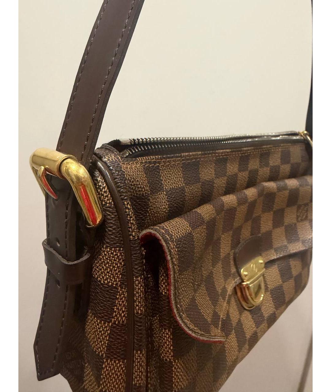 LOUIS VUITTON Коричневая сумка через плечо из канвы, фото 2