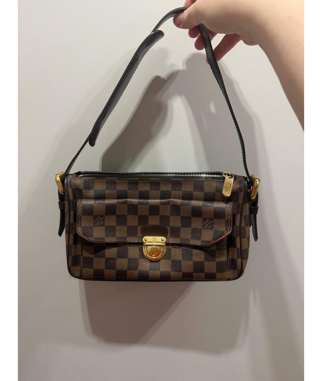 LOUIS VUITTON Коричневая сумка через плечо из канвы, фото 6
