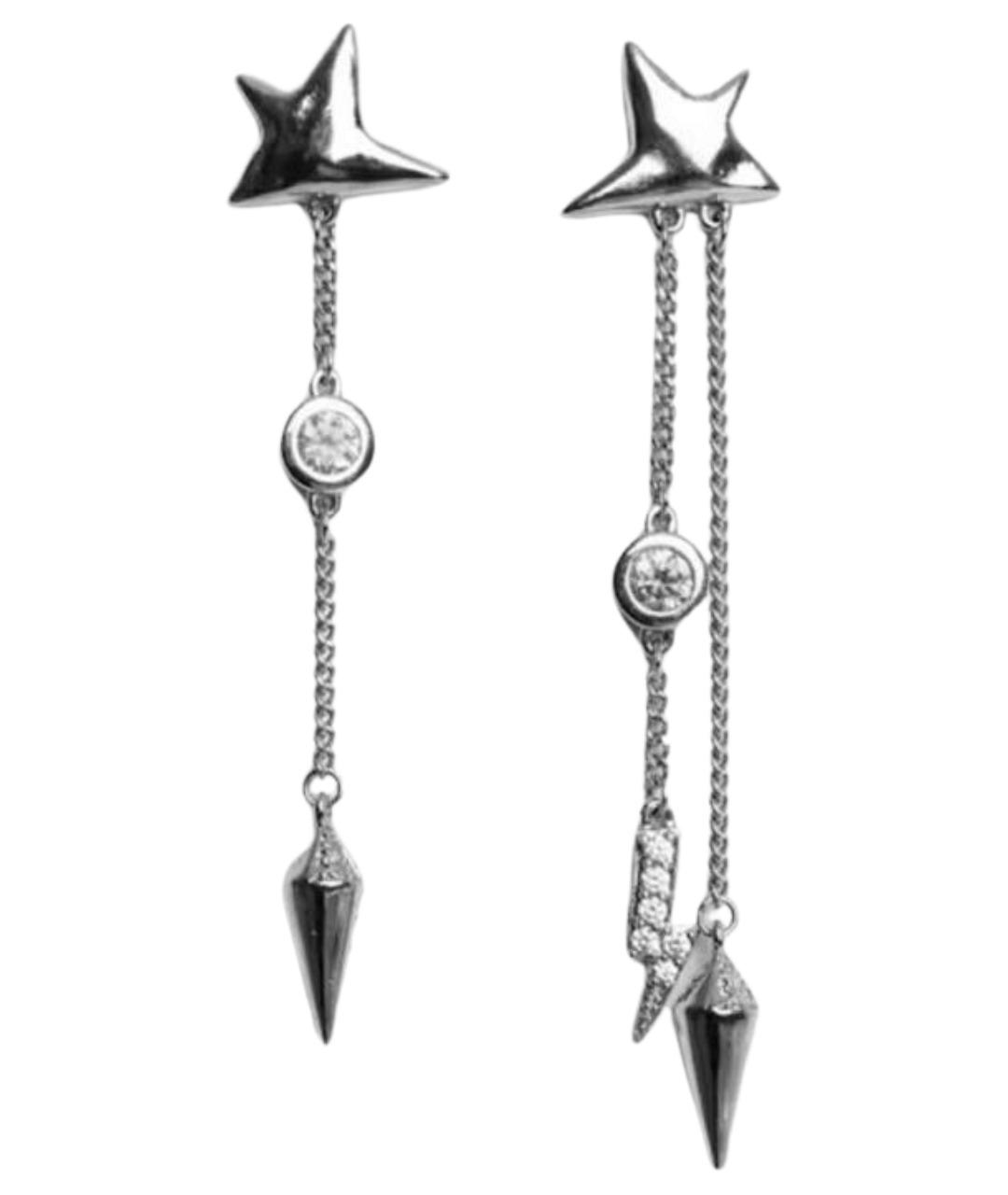 ZADIG & VOLTAIRE Серебряные латунные серьги, фото 1
