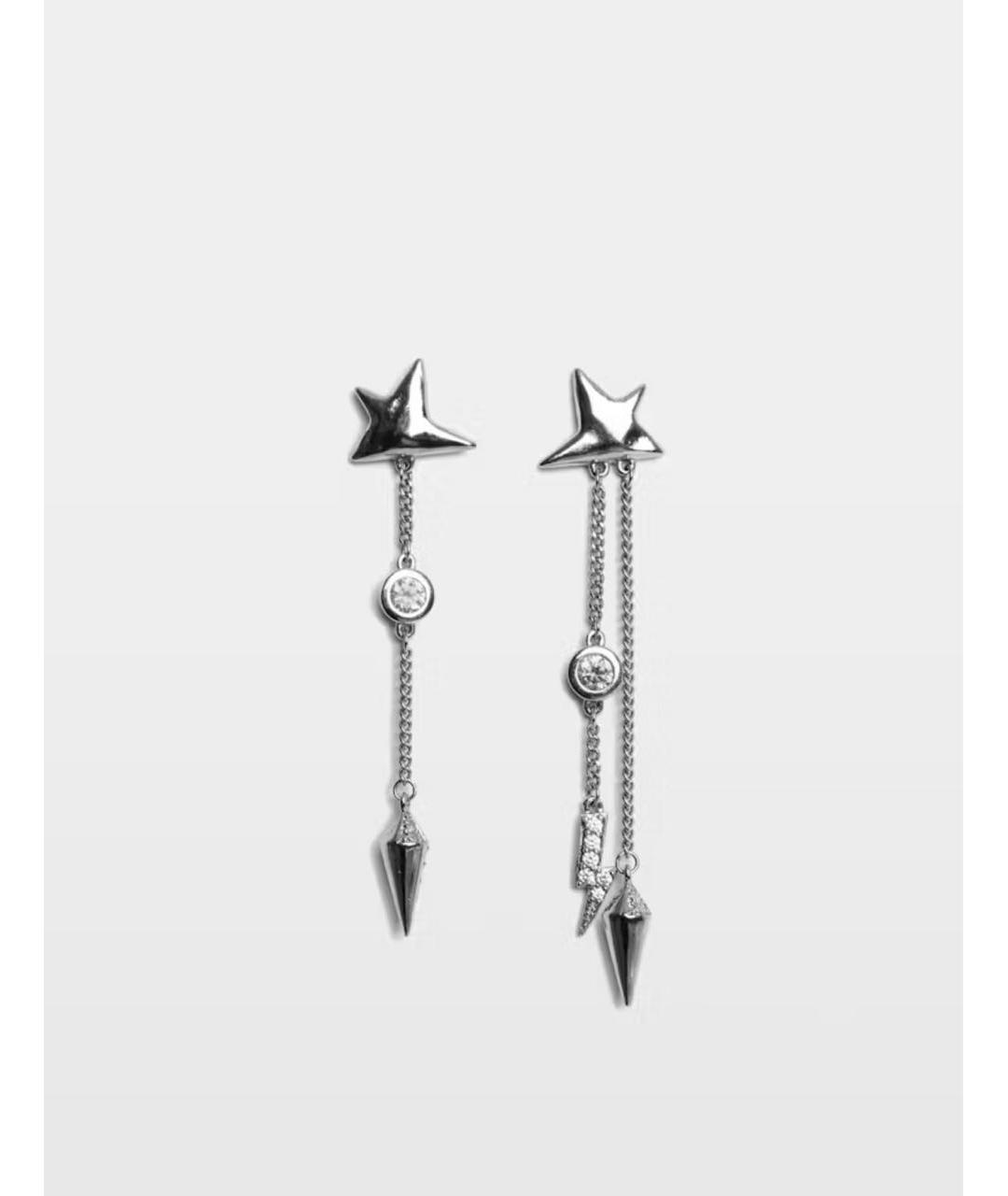 ZADIG & VOLTAIRE Серебряные латунные серьги, фото 3