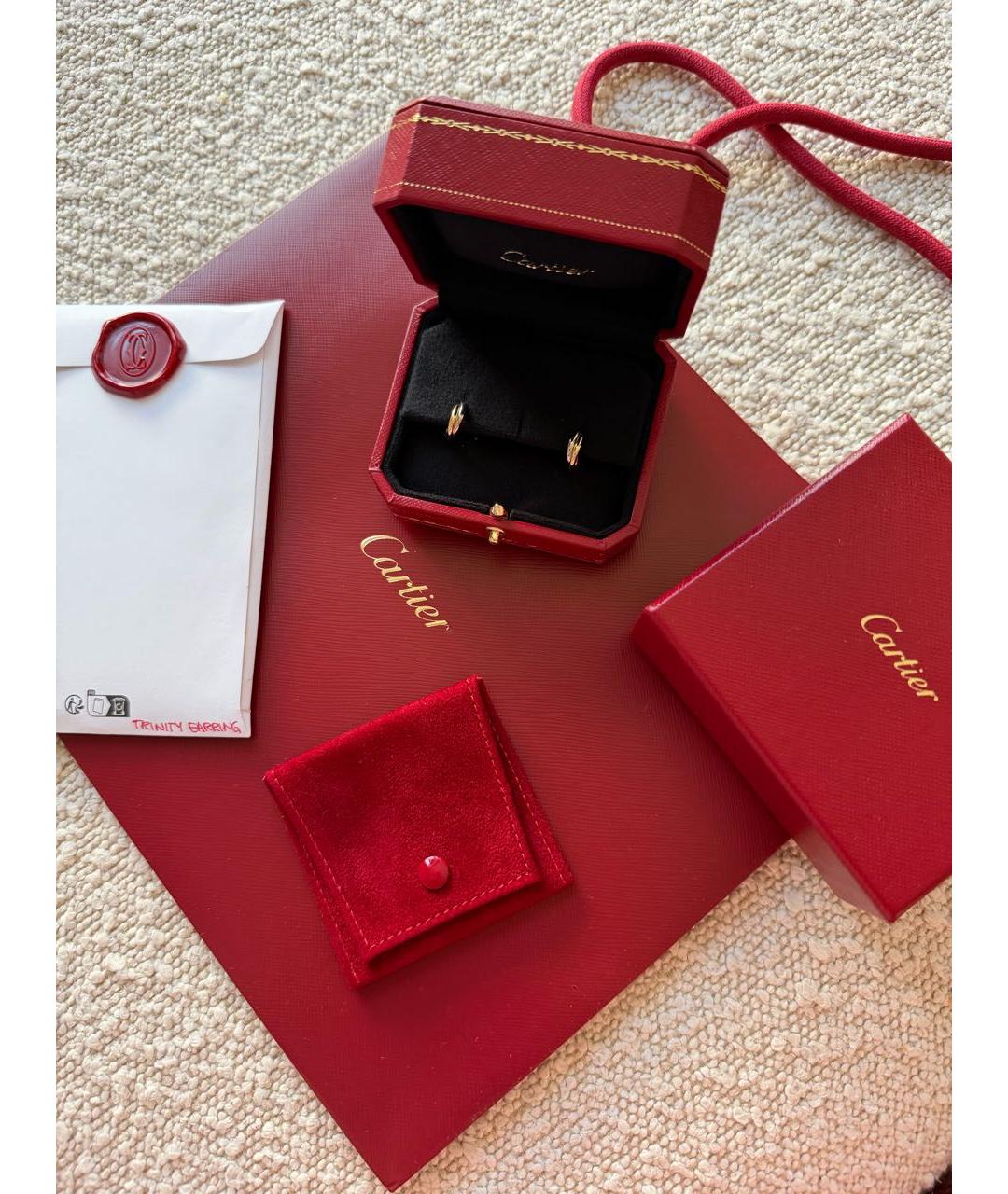 CARTIER Мульти серьги из желтого золота, фото 2