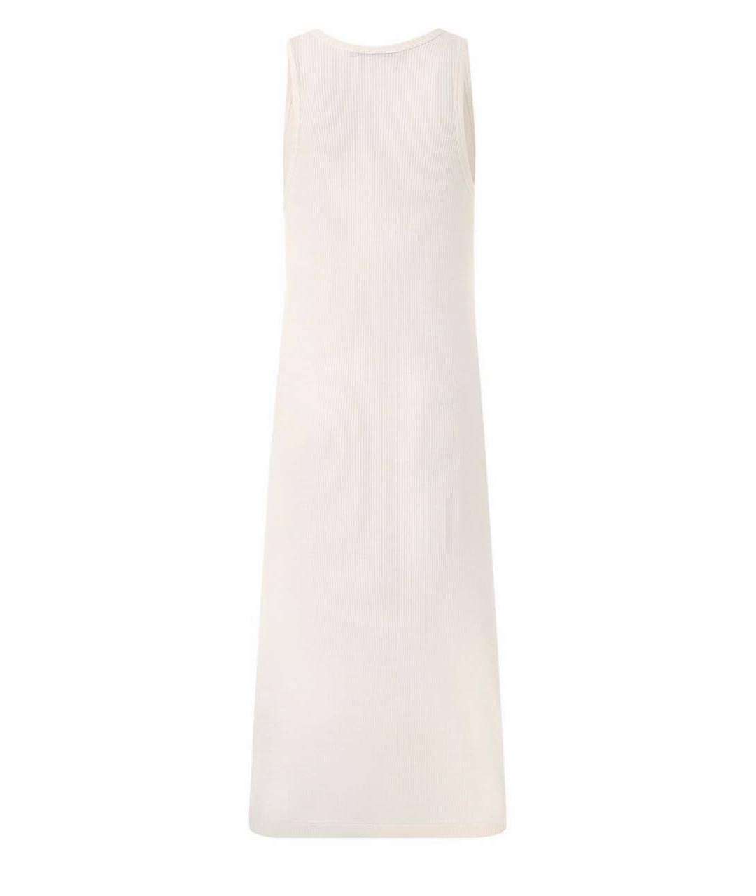 CHRISTIAN DIOR Белое хлопковое повседневное платье, фото 2