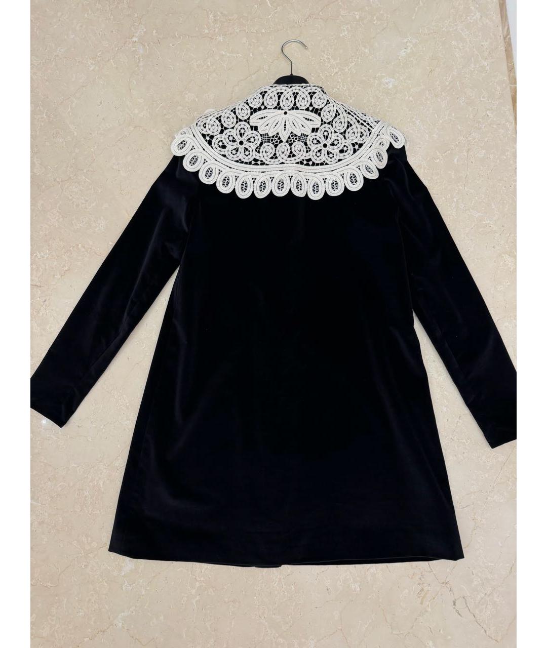 DOLCE&GABBANA Черное бархатное платье, фото 6