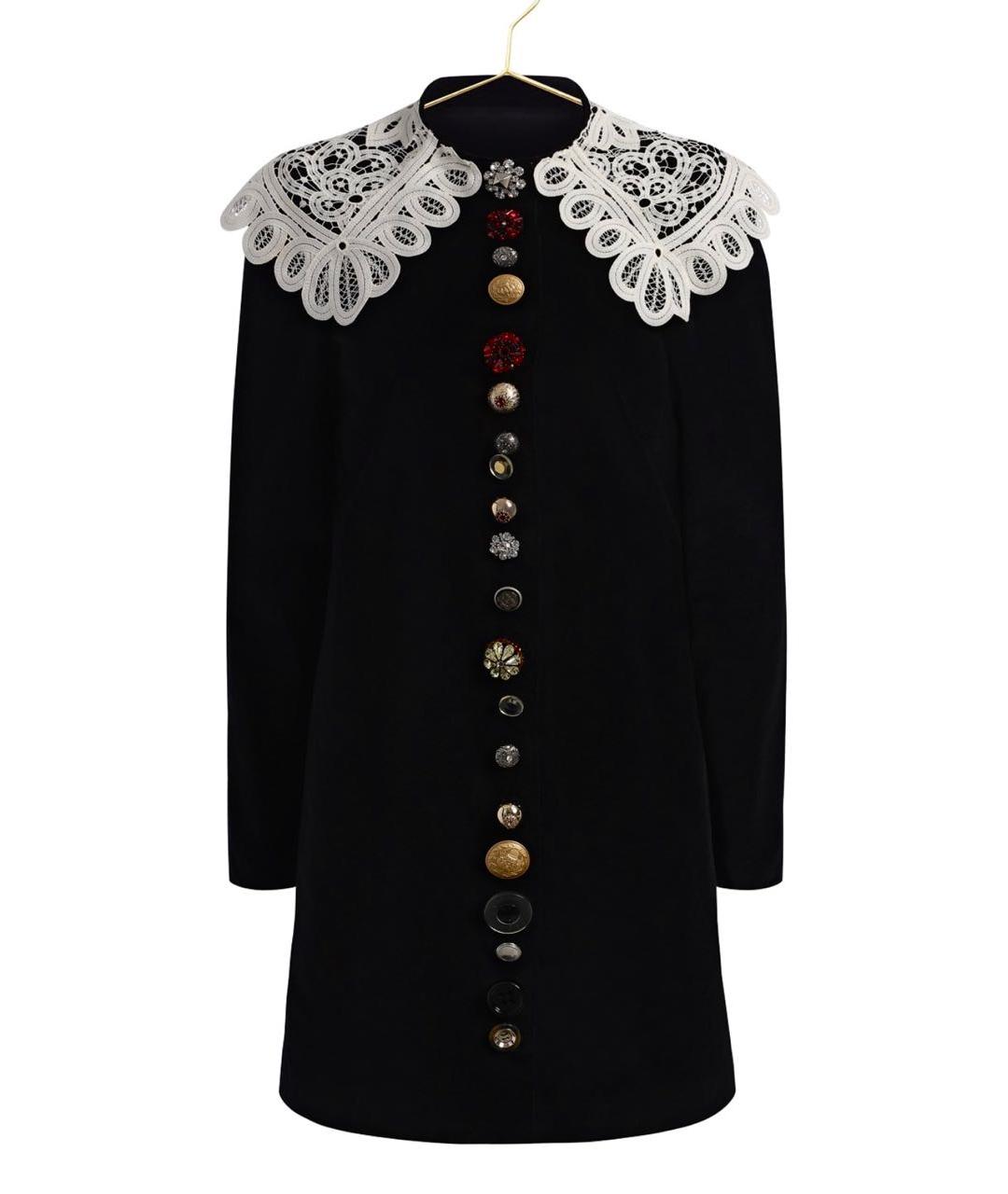 DOLCE&GABBANA Черное бархатное платье, фото 8