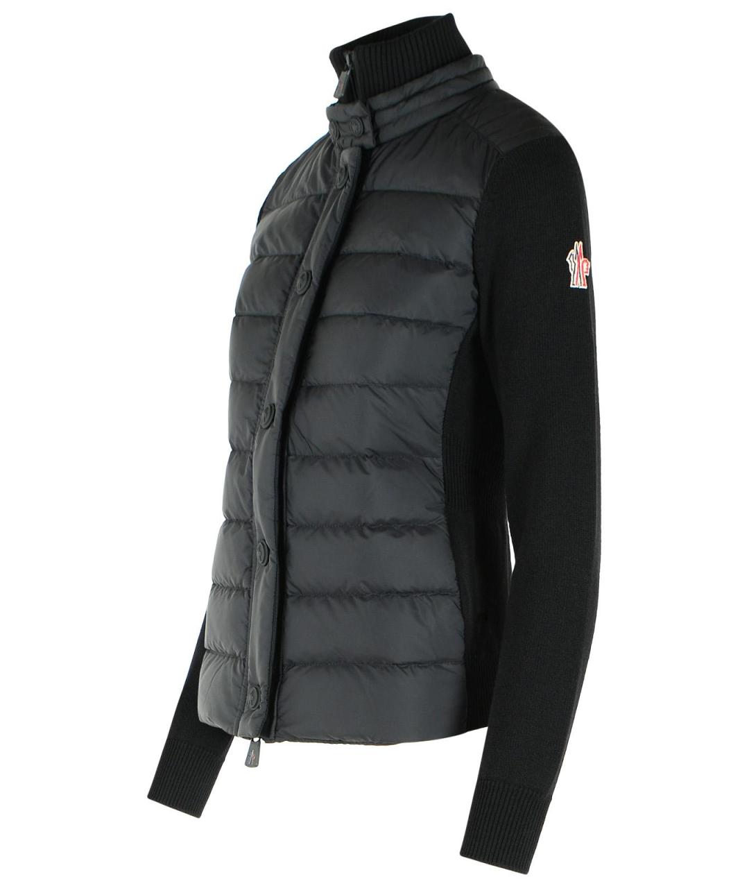 MONCLER GRENOBLE Черная шерстяная куртка, фото 2