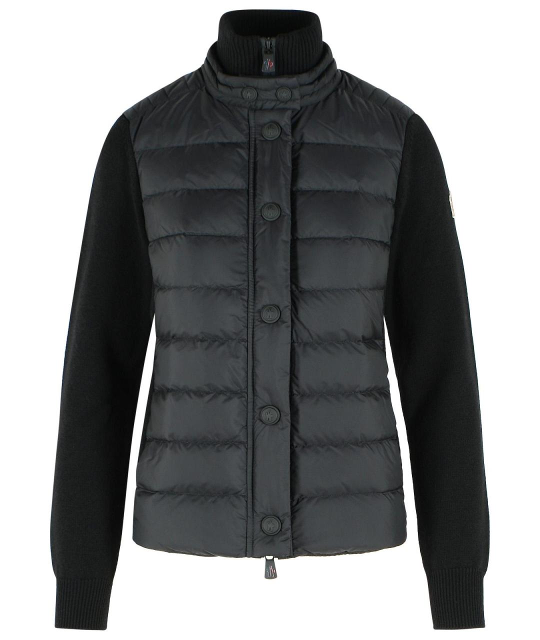 MONCLER GRENOBLE Черная шерстяная куртка, фото 1