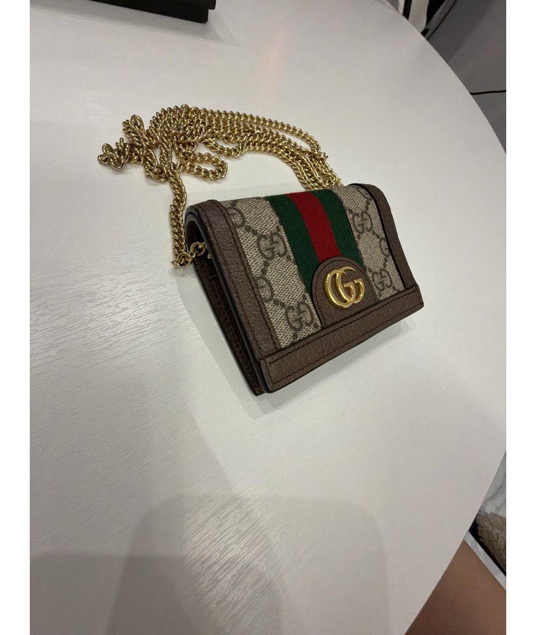 GUCCI Коричневый кошелек, фото 2