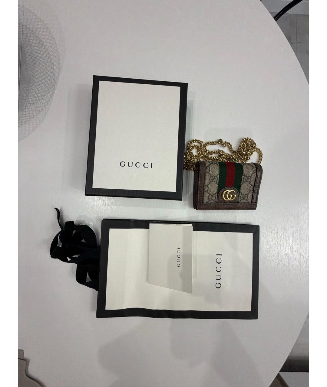 GUCCI Коричневый кошелек, фото 5