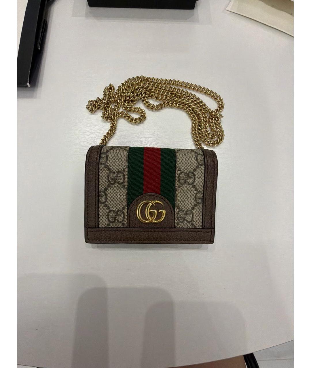 GUCCI Коричневый кошелек, фото 6