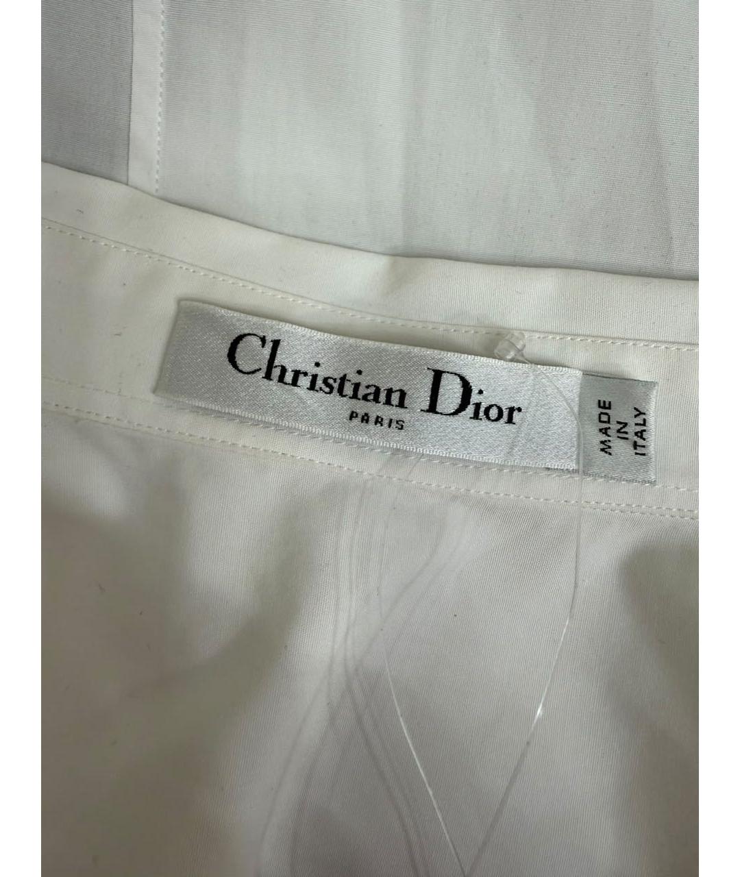 CHRISTIAN DIOR Белая хлопковая рубашка, фото 2