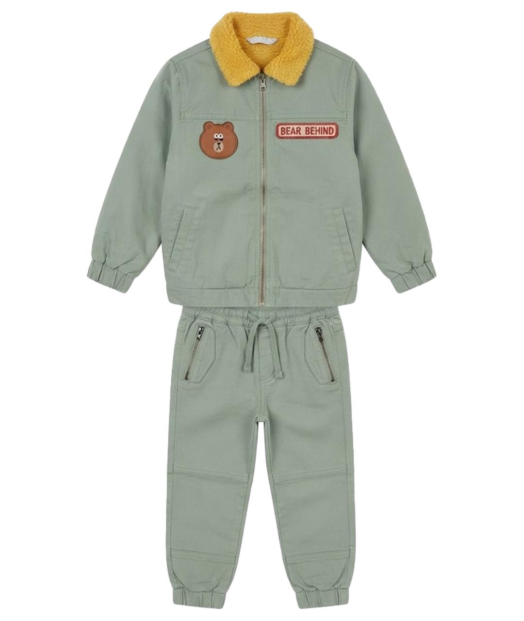 STELLA MCCARTNEY KIDS Зеленый деним комплект, фото 1