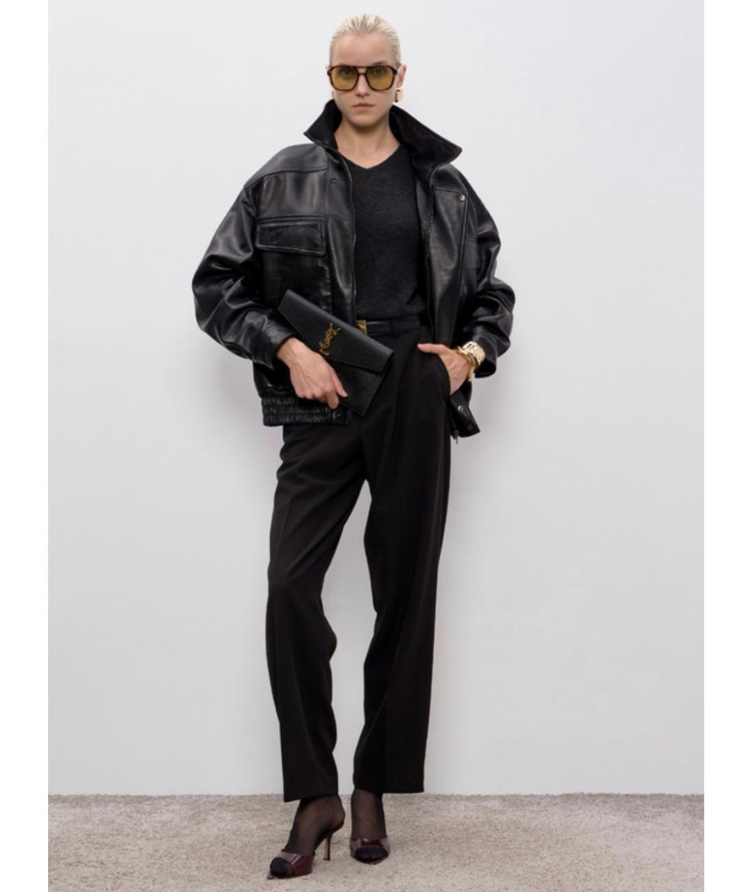 SAINT LAURENT Серый кашемировый джемпер / свитер, фото 2