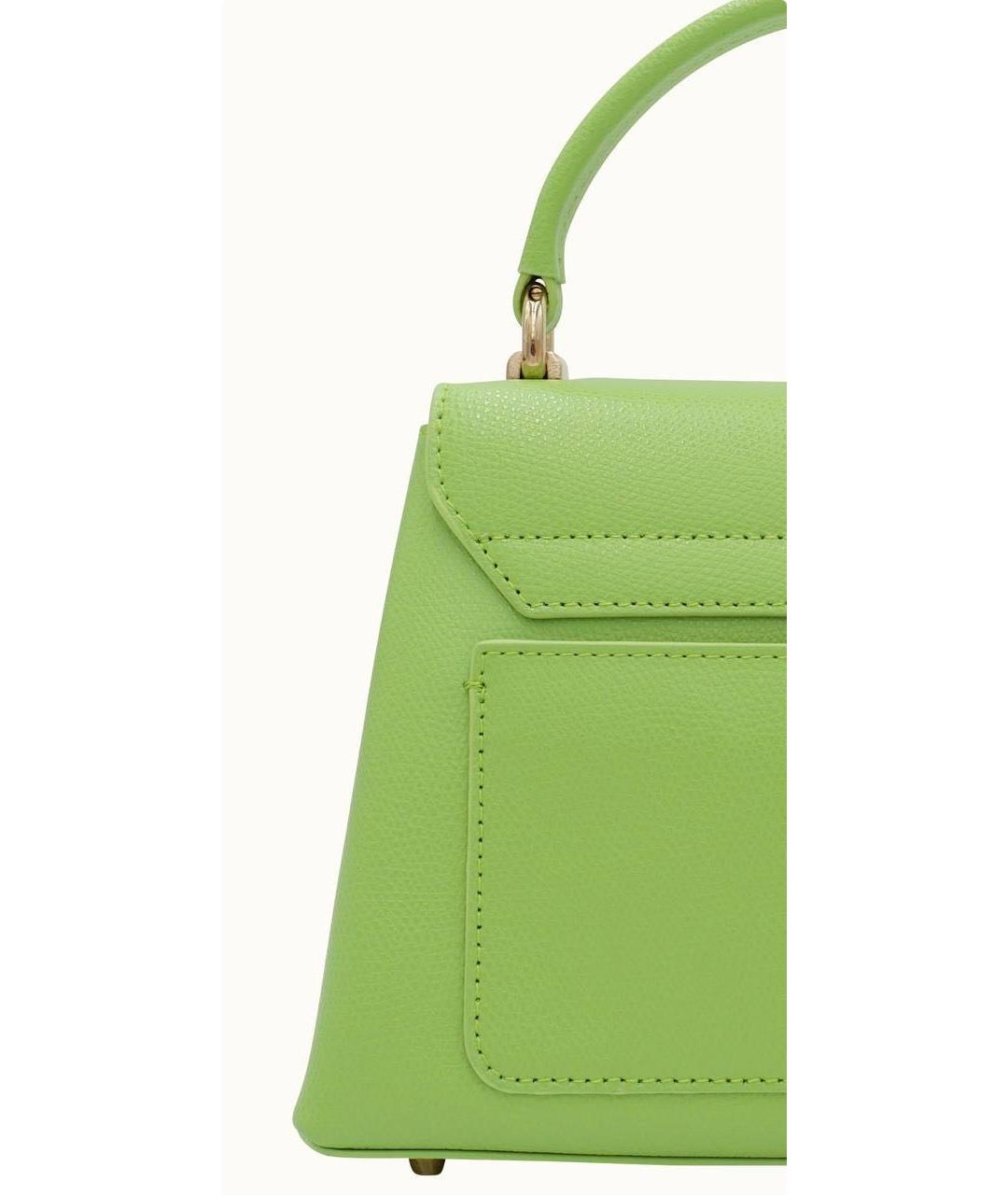 FURLA Зеленая кожаная сумка через плечо, фото 5